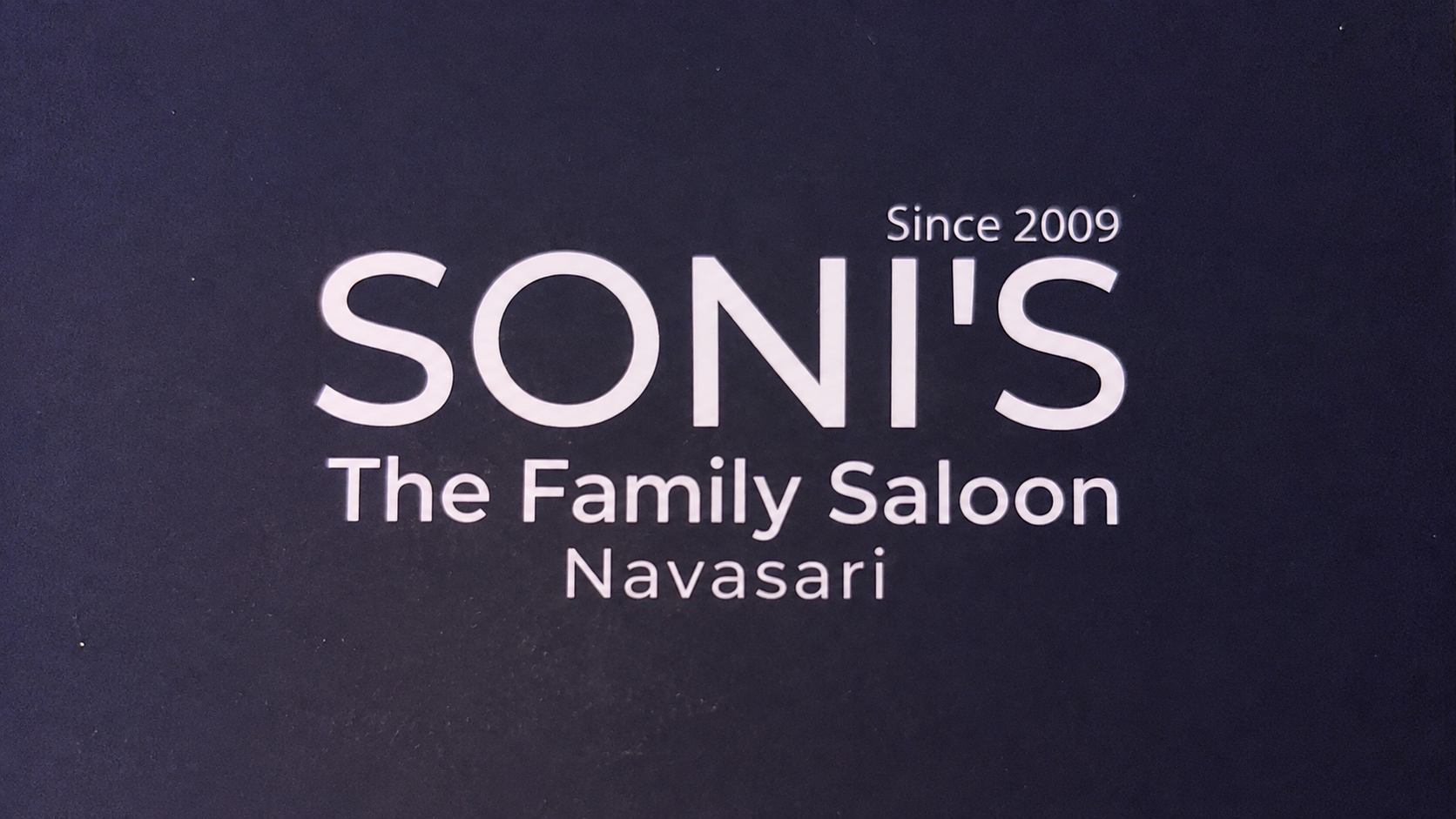 Soni,s The Family Saloon  Navasari 