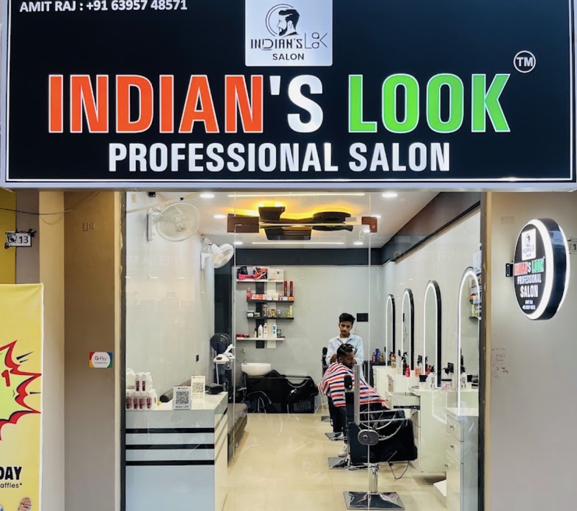Indian s  look  Professional  salon vesu